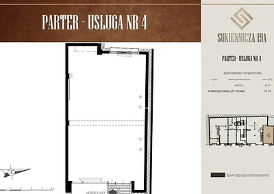 Lokal usługowy 49,5 m² z witrynami | Gdańsk Śródmieście, Sukiennicza - miniatura 10