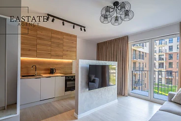Nowe studio 28 m² z balkonem i parkingiem | Gdańsk Siedlce - miniatura 1