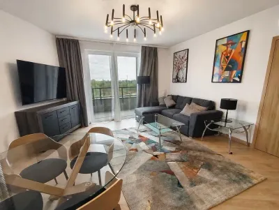 Trzypokojowy apartament na Mokotowie – pierwszy najem, taras i garaż - miniatura 1