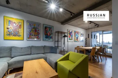 4-pokojowy apartament 100 m² z widokiem na Martwą Wisłę, Gdańsk Sienna - miniatura 1