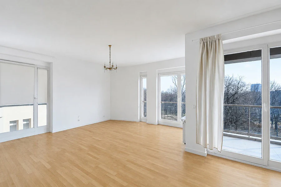 Apartament 115 m² na Powiślu przy Wilanowskiej z widokiem na park - zdjęcie 1