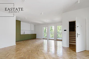 Warszawa Służew – 3-pokojowy apartament z balkonem i ogrodem - miniatura 1