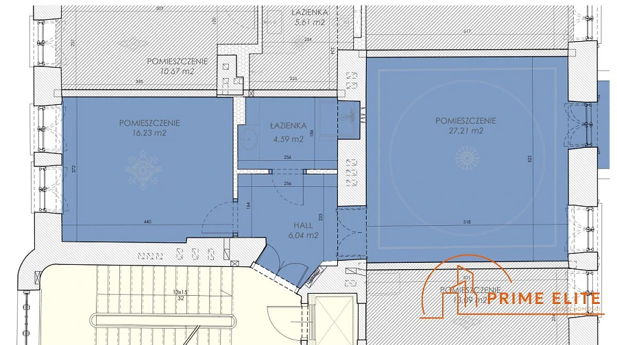 Biuro 55 m² w zabytkowej kamienicy z balkonem – Śródmieście Południowe, ul. Progi - zdjęcie 1