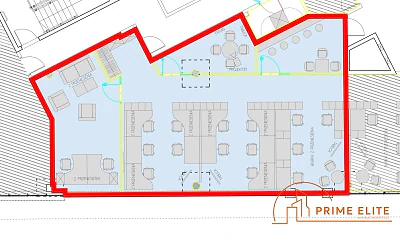 Nowoczesne biuro 134 m² na ostatnim piętrze – Warszawa Włochy Raków - miniatura 5