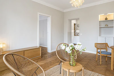 Stylowe mieszkanie 54 m² z balkonem przy Chocimskiej na Górnym Mokotowie - miniatura 6