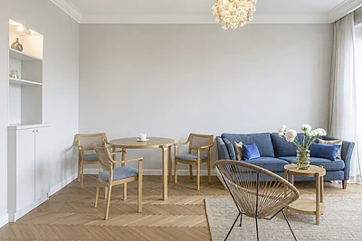 Stylowe mieszkanie 54 m² z balkonem przy Chocimskiej na Górnym Mokotowie - miniatura 5