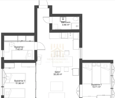 Czteropokojowe mieszkanie 64 m² przy ul. Haffnera w Sopocie - miniatura 3