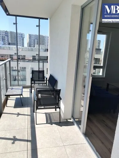 2-pokojowy apartament 47 m² na wynajem – Gdańsk Letnica, balkon - miniatura 3