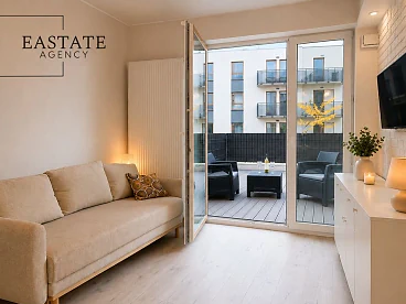 Nowoczesny 2-pokojowy apartament 40 m² z tarasem w Kobiałce, Warszawa - miniatura 3