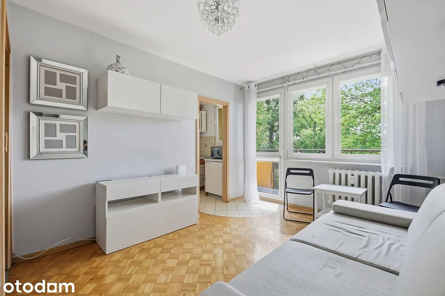 Przytulne studio 25 m² na Mokotowie przy ul. Gierymskiego z balkonem - zdjęcie 1