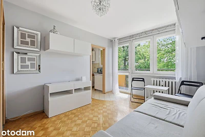 Przytulne studio 25 m² na Mokotowie przy ul. Gierymskiego z balkonem - miniatura 1