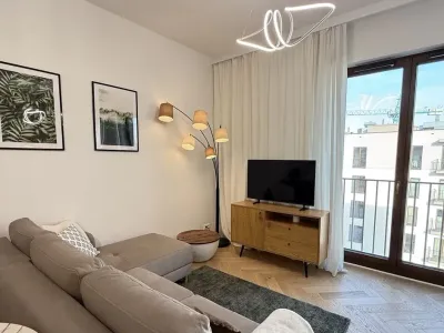 Port Praski – 2-pokojowy apartament na ostatnim piętrze, Sierakowskiego 4 - miniatura 3