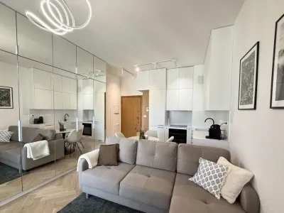 Port Praski – 2-pokojowy apartament na ostatnim piętrze, Sierakowskiego 4 - miniatura 7