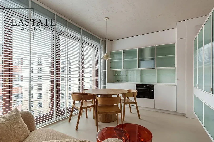 Nowoczesny 60 m², 3-pokojowy apartament z garażem – Port Praski - zdjęcie 1