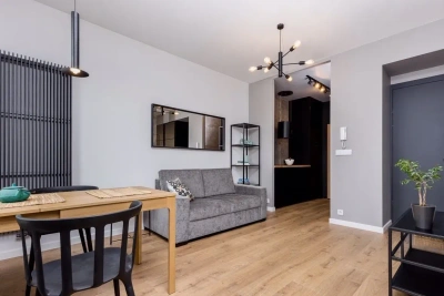 Studio 33 m² na Woli przy Rondzie Daszyńskiego, balkon, wysoki standard - miniatura 3