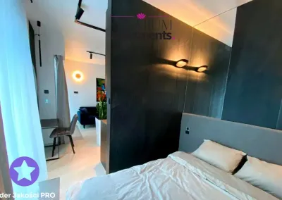 Studio z balkonem i miejscem parkingowym – Yacht Park, Gdynia - miniatura 9