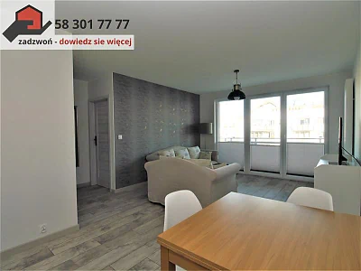 Dwupokojowy apartament 44 m² Gdynia Chwarzno-Wiczlino, balkon - miniatura 4