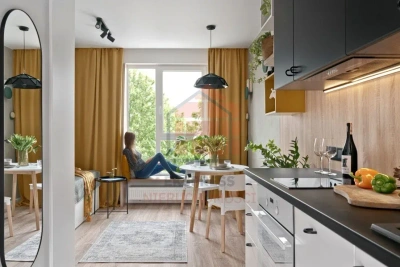 Mikrokawalerka studio 20 m² – Gdańsk Zaspa, parter, media w ryczałcie - miniatura 1