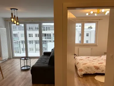 Dwupokojowe mieszkanie 40 m² z balkonem i garażem – Gdynia Wiczlino Ogród - miniatura 5