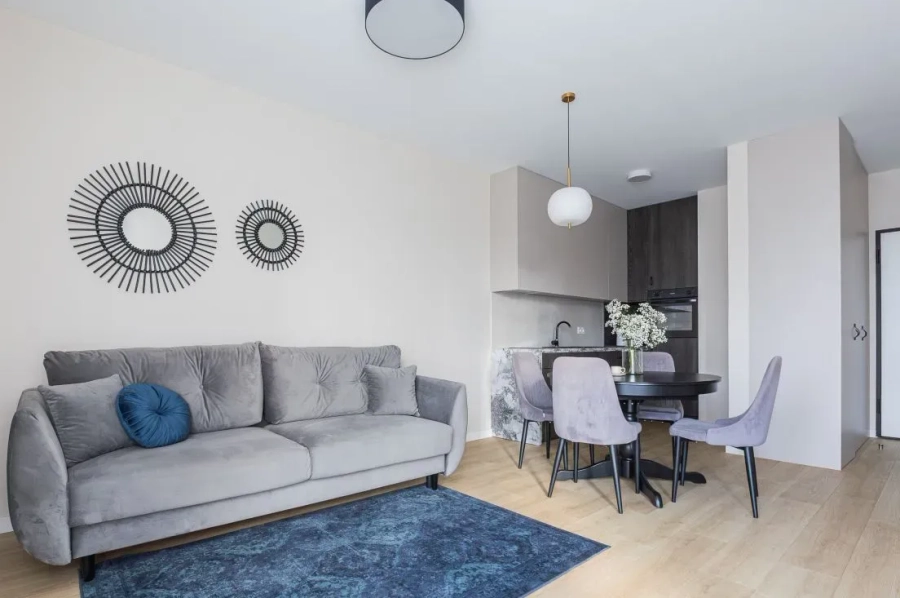 Dwupokojowy apartament 44 m² w DOKI, Gdańsk – ul. Popiełuszki - zdjęcie 1