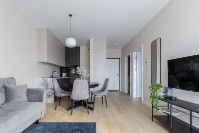 Dwupokojowy apartament 44 m² w DOKI, Gdańsk – ul. Popiełuszki - miniatura 2