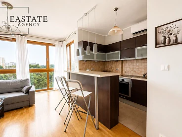 Dwupokojowy apartament z klimatyzacją – Mokotów, ul. Obrzeżna - miniatura 3