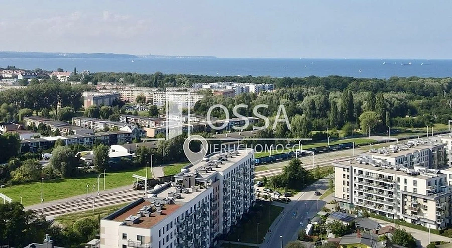 Dwupokojowy apartament 43,2 m² w Letnicy, Gdańsk — balkon, parking - zdjęcie 1