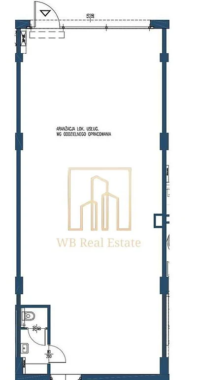 Warszawa Gocławek - lokal biurowy 108 m² na parterze z witrynami - miniatura 9