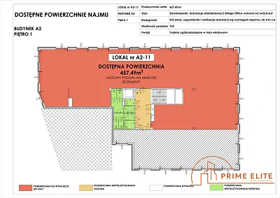 Biuro 460 m2 do wynajęcia Warszawa Praga-Południe, Wał Miedzeszyński - miniatura 5