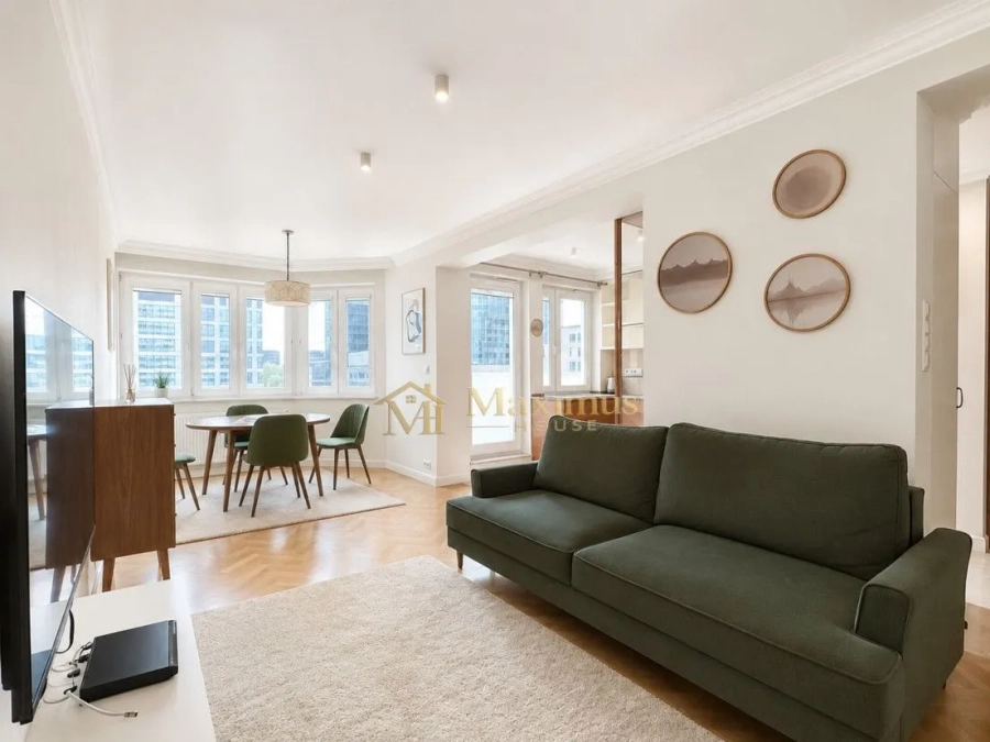 3-pokojowy apartament 79 m² z basenem, balkonem i parkingiem – Łucka, Warszawa - zdjęcie 1