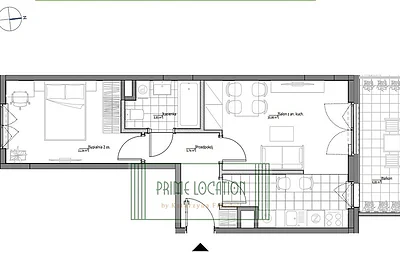 Nowe 2-pokojowe mieszkanie na wynajem - Bemowo, Górczewska - balkon, garaż - miniatura 6
