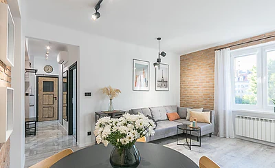 Dwupokojowy apartament 47 m² przy Placu Zbawiciela w Warszawie - miniatura 2