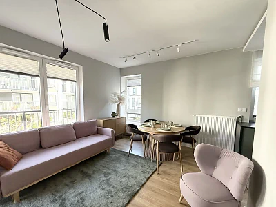 3-pokojowy apartament z balkonem i garażem, Słodowiec, Warszawa - miniatura 2