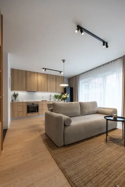 2-pokojowy apartament loftowy na Fuzji w Łodzi, balkon, wysoki standard, bez prowizji - miniatura 5