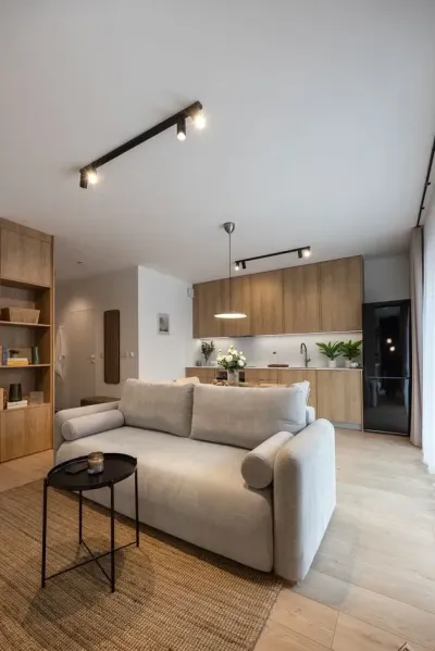 2-pokojowy apartament loftowy na Fuzji w Łodzi, balkon, wysoki standard, bez prowizji - miniatura 3