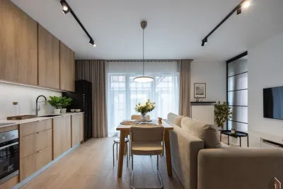 2-pokojowy apartament loftowy na Fuzji w Łodzi, balkon, wysoki standard, bez prowizji - miniatura 1