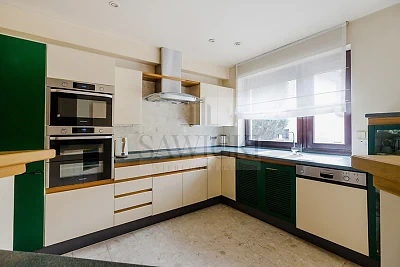 Dom na wynajem 340 m², Sady Żoliborskie, taras, ogród i sauna - miniatura 8