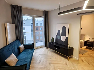 2-pokojowy apartament z balkonem na Alfa Parku, Gdańsk Andersa - miniatura 1
