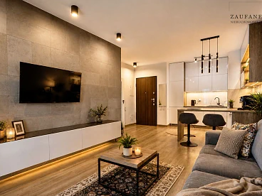 Dwupokojowy apartament 40 m² w Mennica Residence, ul. Grzybowska, Warszawa - miniatura 1