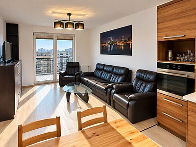 2-pokojowy apartament na Białołęce, ul. Leona Berensona, balkon i winda - miniatura 3
