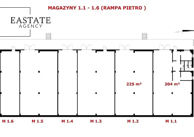 Magazyn 225 m² z rampą i placem manewrowym – Sopot Świemirowo - miniatura 7