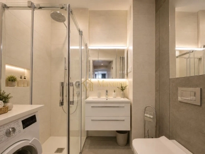 Apartament 54 m² z tarasem 18 m², klimatyzacją i garażem – Wola, Karolkowa - miniatura 6
