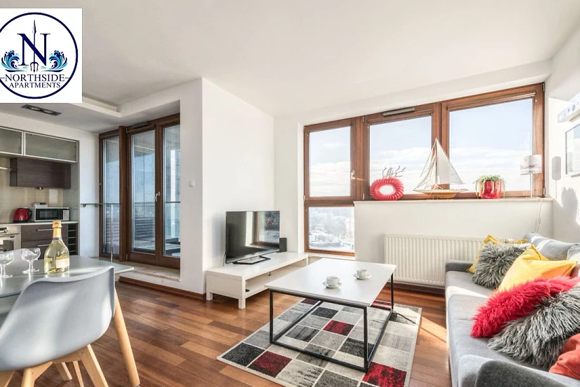 Apartament 3-pokojowy Sea Towers Gdynia Śródmieście z balkonem i garażem - zdjęcie 1
