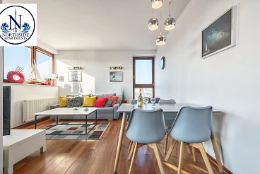 Apartament 3-pokojowy Sea Towers Gdynia Śródmieście z balkonem i garażem - miniatura 6