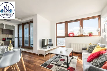 Apartament 3-pokojowy Sea Towers Gdynia Śródmieście z balkonem i garażem - miniatura 1