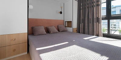 Studio 25 m2 w Doki Living, Gdańsk – balkon i miejsce postojowe - miniatura 6