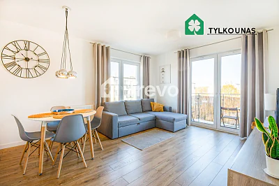 Nowe 2-pokojowe mieszkanie w Brzeźnie, 700 m od plaży - miniatura 1