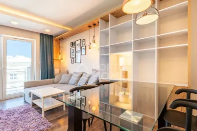 Dwupokojowy apartament z widokiem na morze i 2 miejscami w hali, Gdańsk Przymorze - miniatura 6