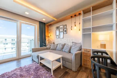 Dwupokojowy apartament z widokiem na morze i 2 miejscami w hali, Gdańsk Przymorze - miniatura 1