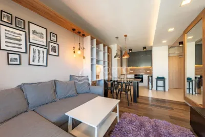 Dwupokojowy apartament z widokiem na morze i 2 miejscami w hali, Gdańsk Przymorze - miniatura 3